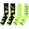 Teenage Mutant Ninja Turtles Classic Cartoon Crew Socks For Men Women 2 Pair - 2 of 4