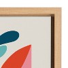 18" x 24" Sylvie Mid Century Modern Fox Framed Canvas by Rachel Lee Natural: Wall Display, Rachel Lee Art - Kate & Laurel All Things Decor - image 3 of 4