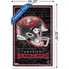 Trends International NFL Tampa Bay Buccaneers - Neon Helmet 23 Framed Wall Poster Prints - 3 of 4