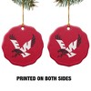 Eastern Washington University Primary Porcelain Scalloped Holiday Christmas Tree Ornament - 2 of 4