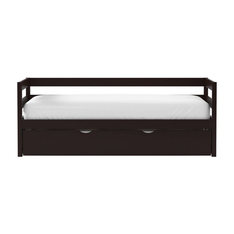 Twin Kids&#39; Caspian Daybed with Trundle Chocolate - Hillsdale Furniture, 4 of 15