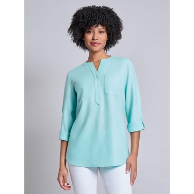 Jones New York Plus Size Button Front Tunic