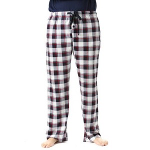 #followme Ultra Soft Fleece Men's Plaid Pajama Pants with Pockets - 1 of 3