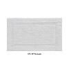 Lux Premium 100% Cotton Ultra-Soft Reversible Bathroom Rug-Durable Tufted Weave, Highly Absorbent Solid Pattern for Multipurpose use - 3 of 4