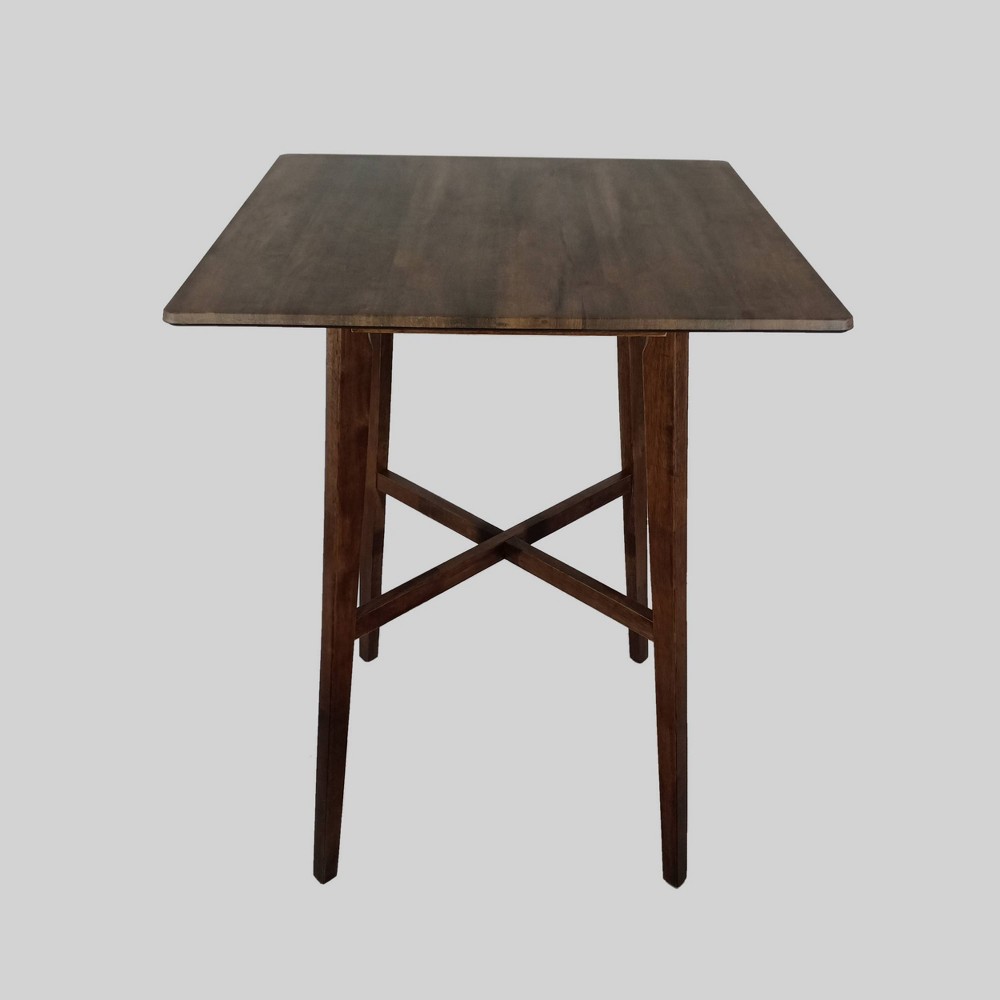 Photos - Garden & Outdoor Decoration Kenilworth Modern Rectangle Bar Table Walnut Finish - Christopher Knight Home: Chic High-Top, Pub Style, Seats 4