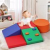 Foam Climbing Blocks for Toddlers - Soft Indoor Play Gym Set for Climbing, Crawling, and Sliding - 3 of 4