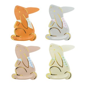 Daydream Society - Bunny Plates - Pack of 8 Paper Plates, 2 of Each Style - 1 of 3