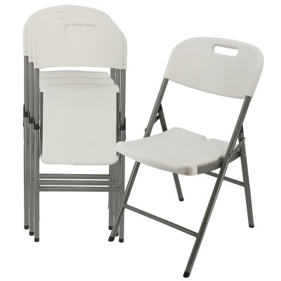 Plastic folding chairs discount target