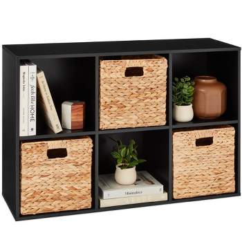 Best Choice Products 6-Cube Bookshelf, 11in Display Storage System, Organizer w/ Removable Back Panels