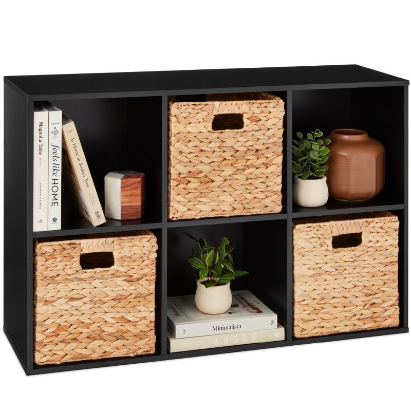 Best Choice Products 6-Cube Bookshelf, 11in Display Storage System, Organizer w/ Removable Back Panels, 1 of 9