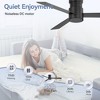 Airsurfer 52-inch 3-Blade Flush Mount Ceiling Fan with Remote without Light - 3 of 4