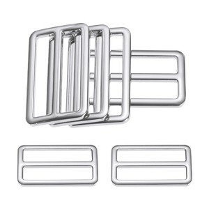 Unique Bargains Zinc Alloy Durable Multipurpose Tri Glide Metal Buckles for Bags 6 Pcs - 1 of 4