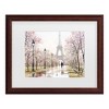 Trademark Fine Art -The Macneil Studio 'Eiffel Tower Pastel' Matted Framed Art - 2 of 3