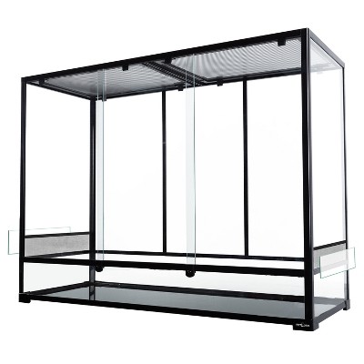 REPTI ZOO Vertical Reptile Glass Terrarium, 48" x 18" x 36"