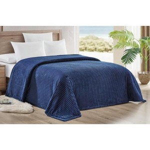 Noble House Ribbed Corduroy Extra Plush & Comfy All-Season Blanket - 1 of 2