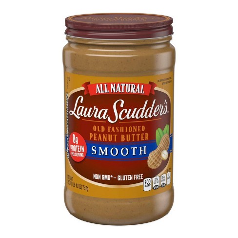 Laura Scudder Natural Creamy Peanut Butter - 26oz : Target