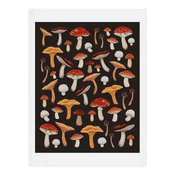 Big Dot Of Happiness Wild Mushrooms - Red Toadstool Wall Art And ...