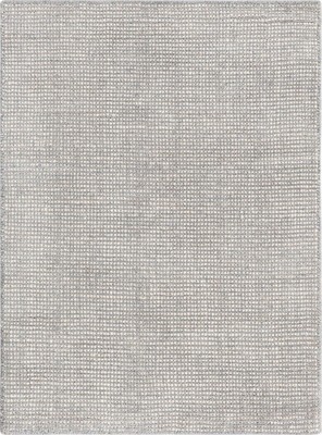Gray Manor Hand-Knotted Wool Rectangular Rug 2'2" x 3'1"