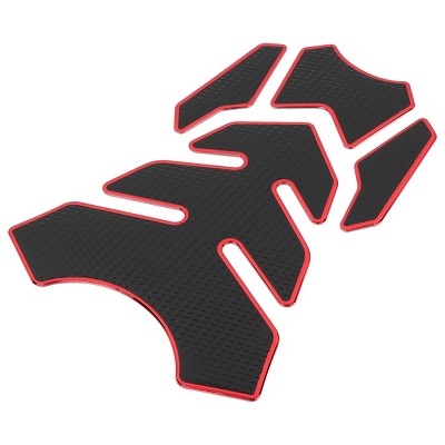 Unique Bargains Motorcycle Gas Oil Fuel Tank Protector 3D PVC Rubber Sticker 1 Pc