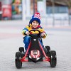 Infans Go Kart Pedal Car Kids Ride On Toys Pedal Powered 4 Wheel Adjustable Seat Black - 2 of 4