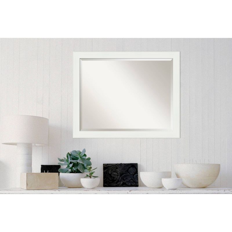 Vanity White Framed Bathroom Vanity Wall Mirror - Amanti Art, 5 of 8