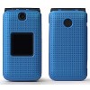 Nakedcellphone Case for Alcatel Go Flip V Flip Phone (2019) - Hard Shell Cover with Grid Texture - 2 of 4