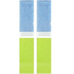 REGALWOVEN 4 Pcs Solid Textured Cotton Soft Absorbent Decorative Hand Towel - 1 of 4
