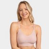 Fruit of the Loom Women's 360 Stretch Seamless Support Wireless Bra 2 Pack - 2 of 4