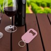 Unique Bargains Bottle Opener Standard Wine Opener Large Hand Clean Only Stainless Steel 1.5"x2.76" 1Pcs - 2 of 4