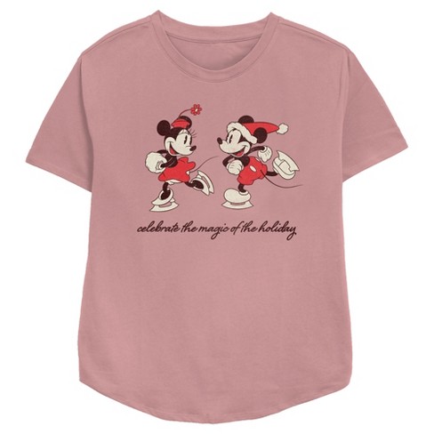 Women's Mickey & Friends Celebrate The Magic Of Holidays T-shirt : Target