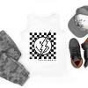 The Juniper Shop SmileyWorld Checkered Lightning Distressed Youth Tank Top - 3 of 4