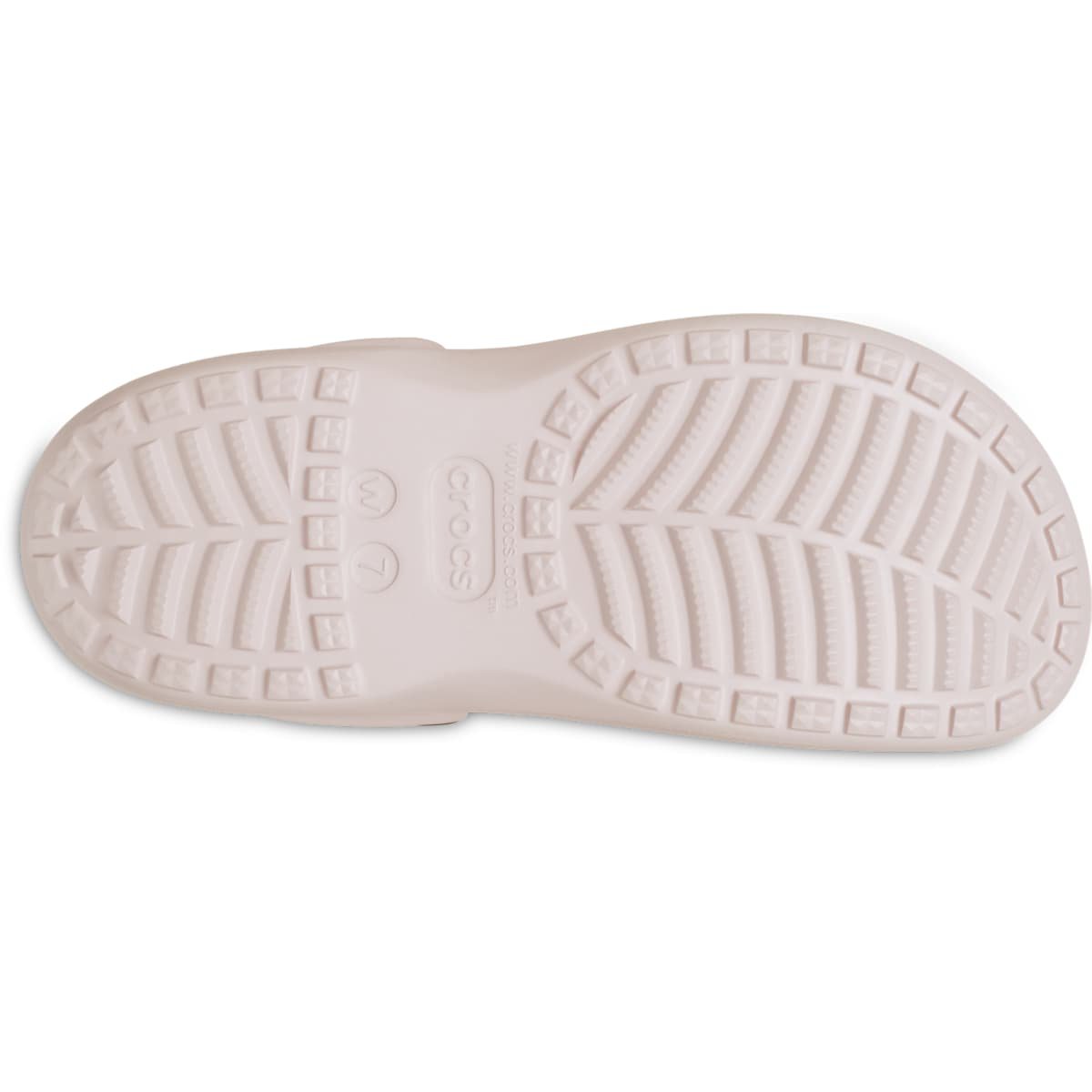 Женские сабо Crocs Women's Baya Clogs Platform Shoes, Barely Pink, W10 — фото 4