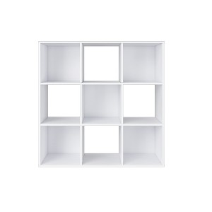 Homez 34.96 in. Tall Wood 3-Shelf Etagere Bookcase - 1 of 4