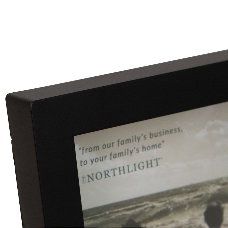 Northlight 10.75" Black Classic Picture Frame with Easel Back for 8" x 10" Photos, 5 of 6