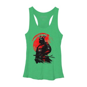 Women's Design By Humans Samurai Warrior By clingcling Racerback Tank Top - 1 of 3
