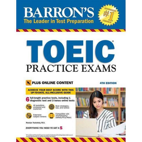 Toeic Practice Exams Barron S Test Prep 4th Edition By Lin Lougheed Paperback Target