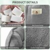 Pamapic Teddy Fabric Bean Bag Chair, Foam Filled Bean Bag sofa for Adults & Kids, Floor Seating for Living Room - 4 of 4