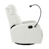TinyHomie Rocking Recliner Chair 360 Swivel Nursery Rocking Chair Glider Chair Modern Small Rocking Swivel Recliner Chair - 4 of 4