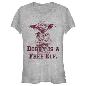 Juniors Womens Harry Potter Dobby is a Free Elf T-Shirt - 1 of 3