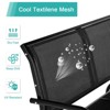Cesicia 2-Seat Patio Chair Comfortable Seat & Durable Steel Frame for Garden, Porch, Backyard, Black - 3 of 4