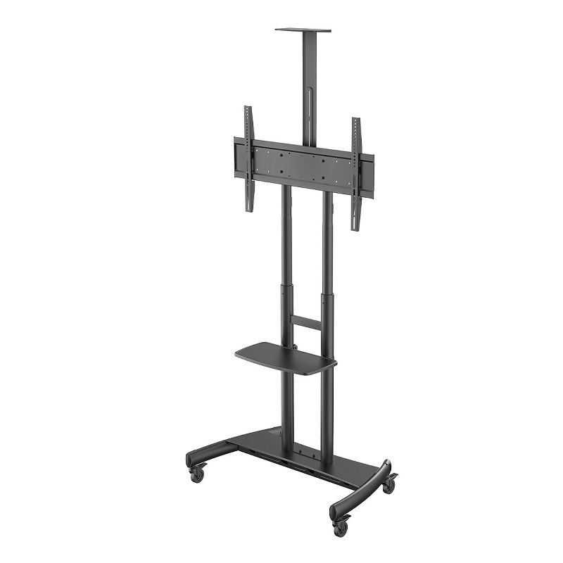 Kanto MTM86PL Height-Adjustable Rolling TV Stand for 55" -  86" TVs with Device Tray and Webcam Shelf, 1 of 13