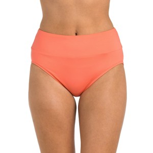 24th & Ocean Women's Standard High Waist Hipster Bikini Swimsuit Bottom - 1 of 2