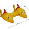 Pool Central Dorado Fish Children's Inflatable Swimming Pool Kickboard - 34.5" - Yellow - 3 of 4