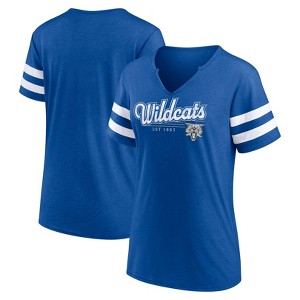 NCAA Kentucky Wildcats Women's V-Neck Notch T-Shirt - 1 of 3