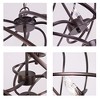 Chloe Lighting Jericho Farmhouse 3 Light Oil Rubbed Bronze Ceiling Pendant 19" Wide - 3 of 4