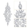 Unique Bargains Sparkling Elegant Crystal Rhinestone Applique for Party Clothing DIY Sewing - 4 of 4