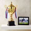 Juvale Large Gold Trophy Cup – 16.3" 1st Place Championship Award for Football, Soccer, Fantasy Sports Competition - 3 of 4