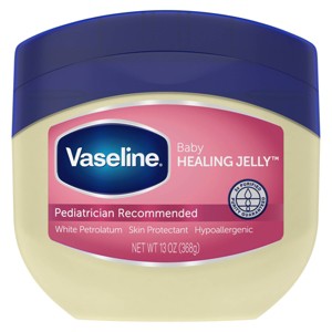 Vaseline Baby Hypoallergenic Petroleum Healing Jelly & Diaper Rash Skin Protectant - 13oz - 1 of 4