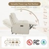 Spruce & Spring Power Lay Flat Nursery Recliner with Bluetooth Speakers and Power Lumbar Support - 3 of 4