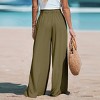 Women's Drawstring Wide Leg Pants -Cupshe - 2 of 4